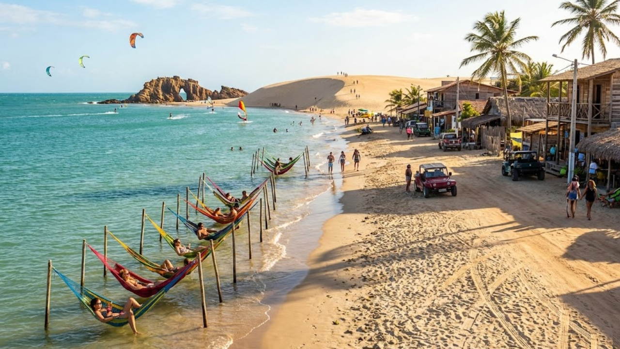 A praia brasileira em uma vila sem asfalto que foi eleita uma das praias mais bonitas do planeta
