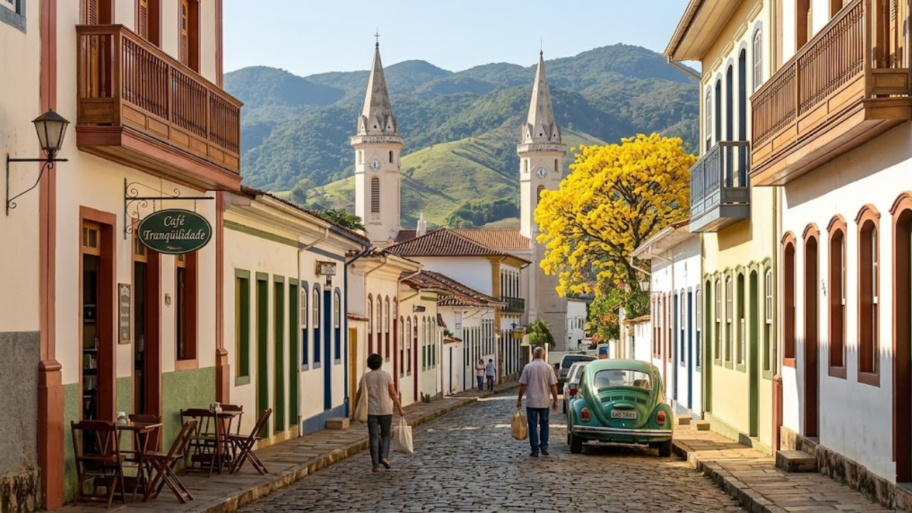 A pequena vila mineira com 1.500 habitantes que virou refúgio de tranquilidade