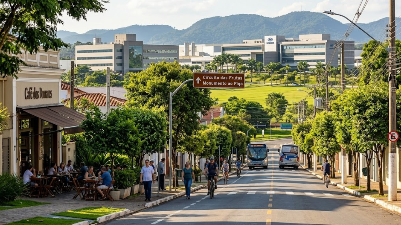 A cidade próspera a 90 km de São Paulo que combina qualidade de vida e indústrias poderosas