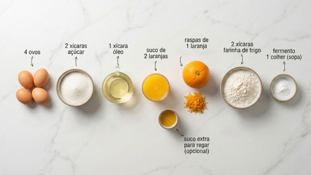 Bata ovos, suco e raspas e prepare um bolo de laranja fofinho e perfumado em 40 minutos