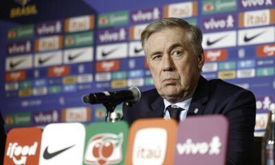 Carlo Ancelotti, técnico da Seleção Brasileira