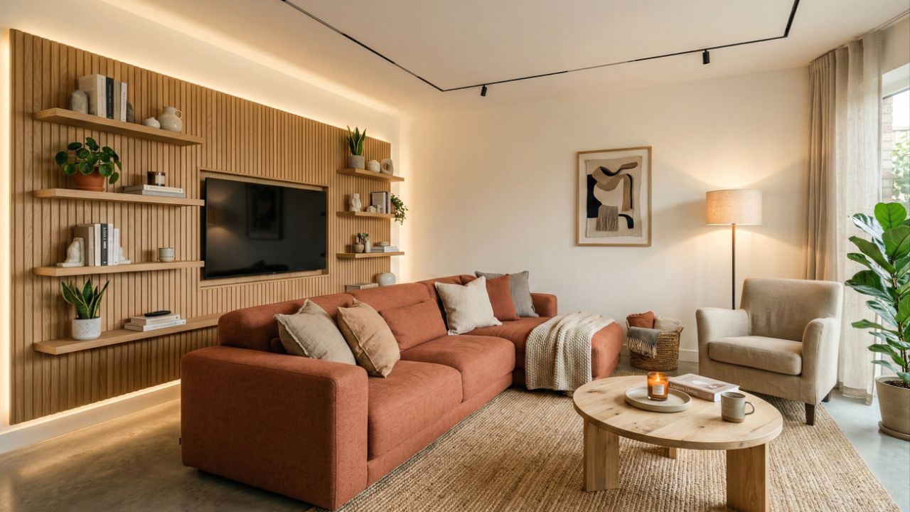 Aprenda como ter a melhor decoração de sala de estar usando apenas elementos naturais e simples