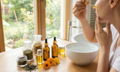 Apenas gotas desses extratos vegetais contra o envelhecimento podem transformar sua pele madura