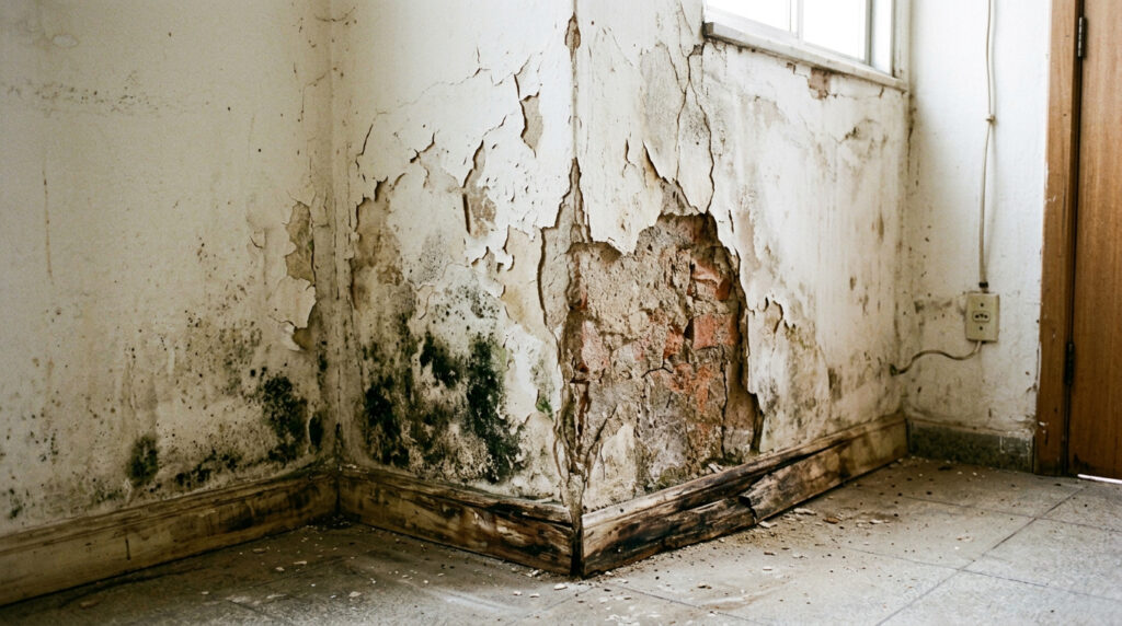 Arquitetos recomendam usar papel alumínio nas paredes para verificar a umidade em 24 a 48 horas e ver se o problema é um vazamento interno ou apenas condensação, que pode ser evitada com ventilação e manutenção simples na casa