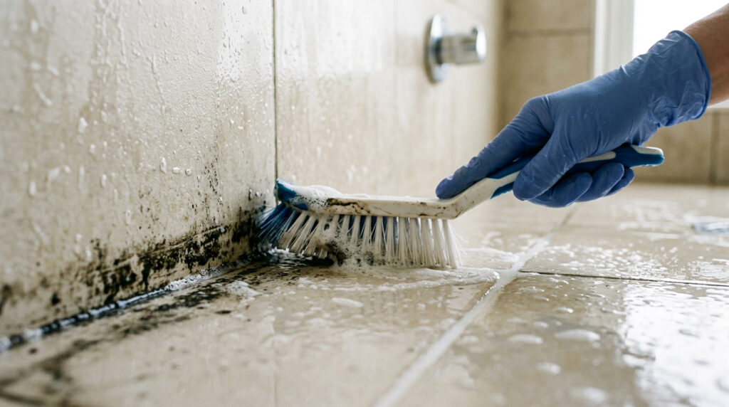 Borrifar água oxigenada no rejunte do banheiro: quando fazer isso e para que serve