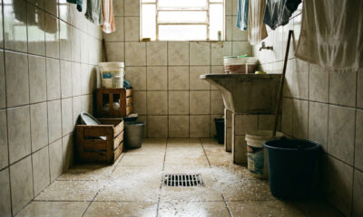 Espalhar sal grosso no chão da lavanderia: para que serve e por que é recomendado