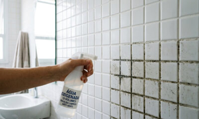 Borrifar água oxigenada no rejunte do banheiro: quando fazer isso e para que serve