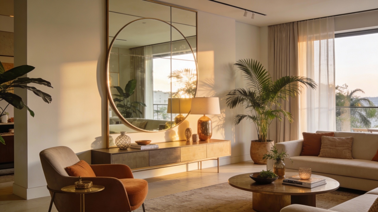 Os erros que você comete ao decorar com espelhos e que estão destruindo a estética da sua casa