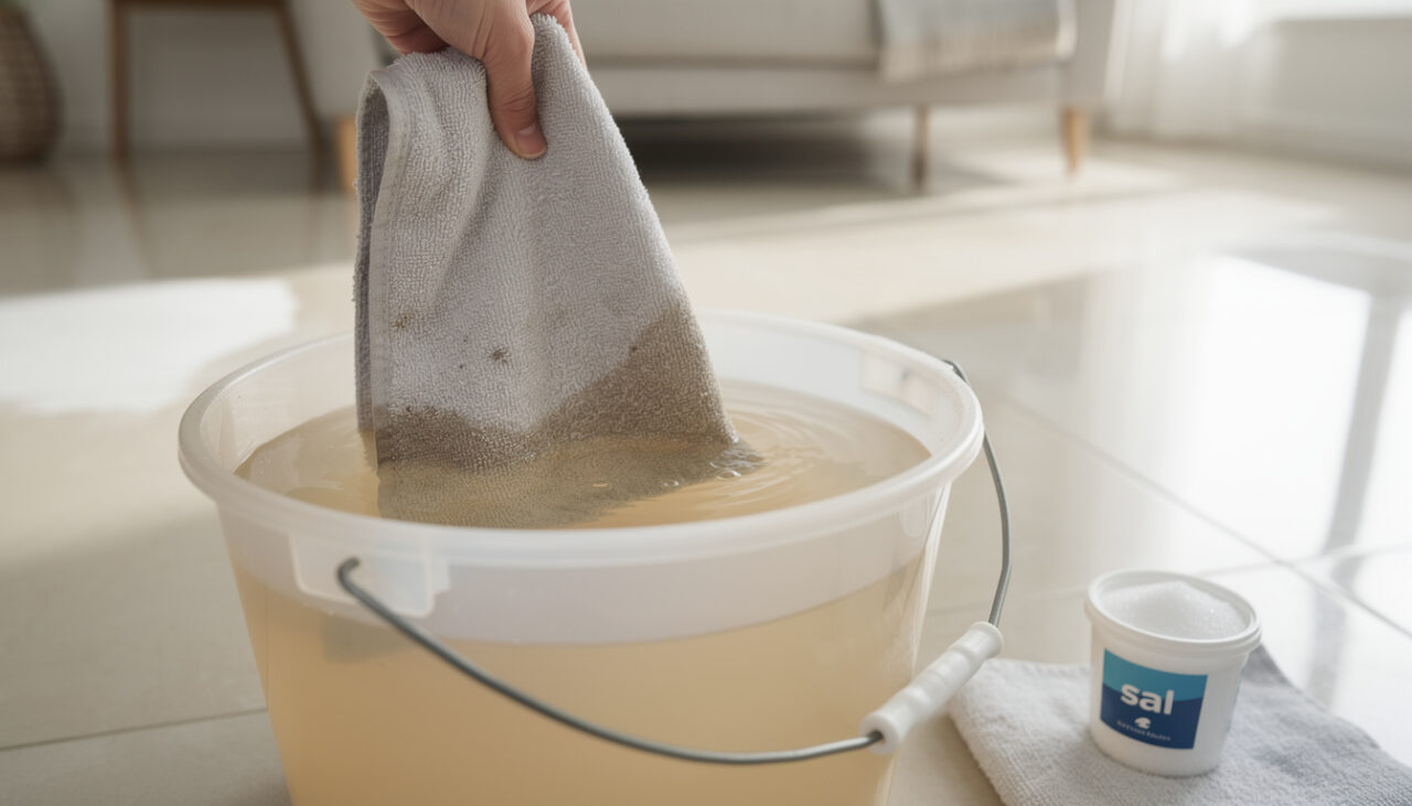 Sal na água de passar pano no chão: para que serve essa mistura caseira e por que recomendam