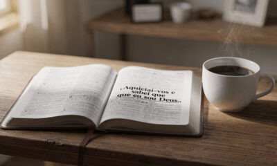 Versículo do dia: Salmos 46:10 — aquiete a alma e descanse