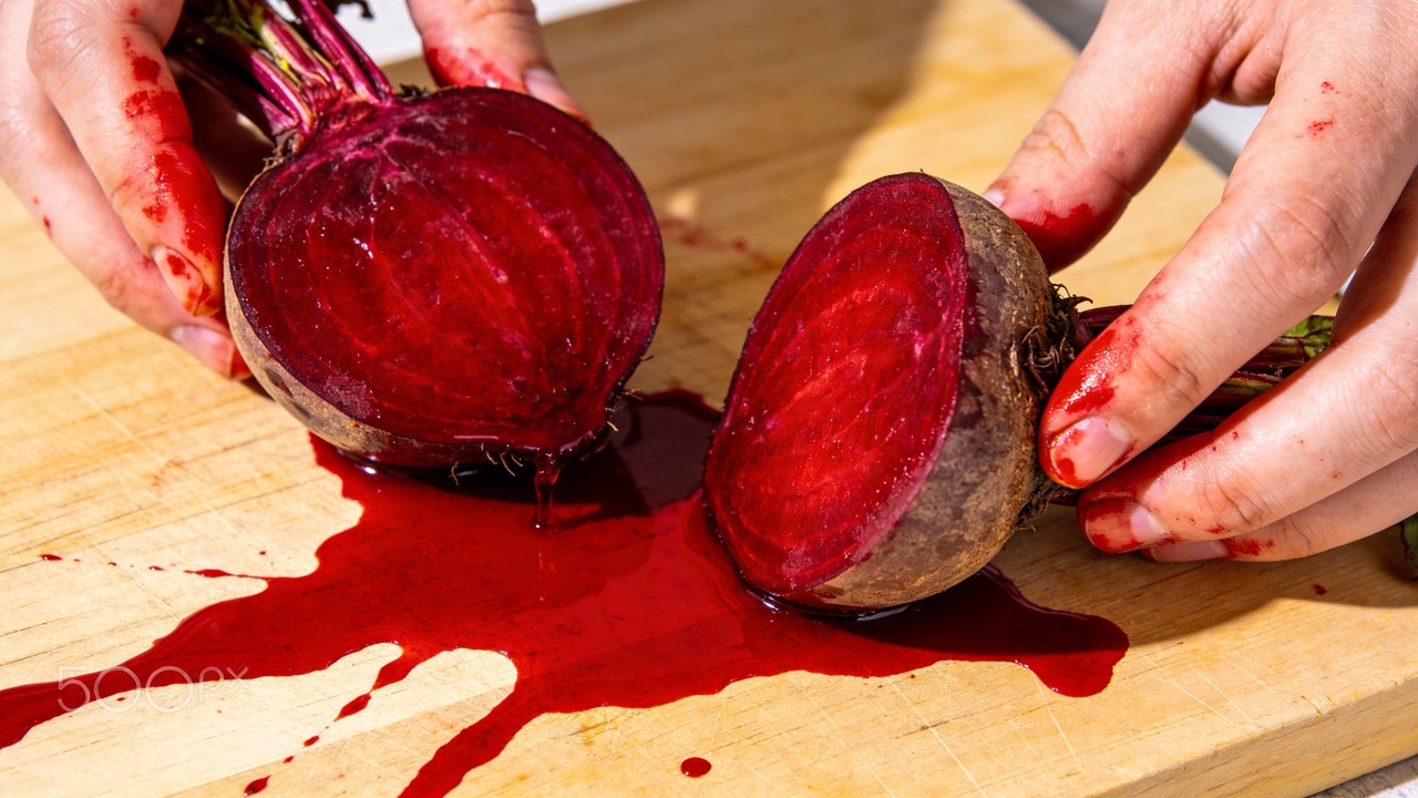 A beterraba vaza cor nas mãos e revela algo que poucos notam