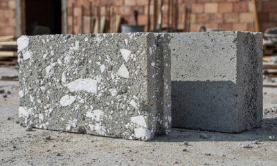 Misture cimento e isopor triturado e crie algo que parece profissional