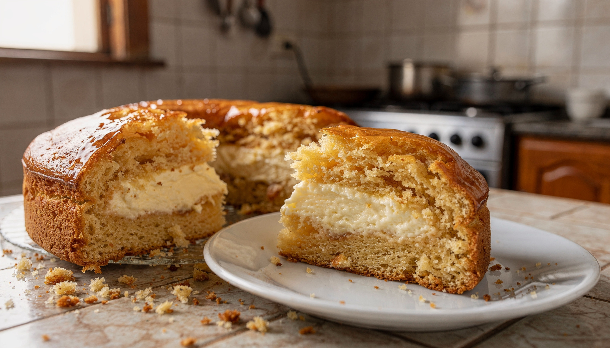 Bolo recheado no forno une praticidade, sabor e boa apresentação