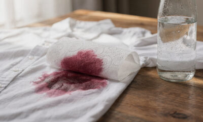 Como eliminar mancha de vinho tinto na roupa de maneira profissional gastando quase nada