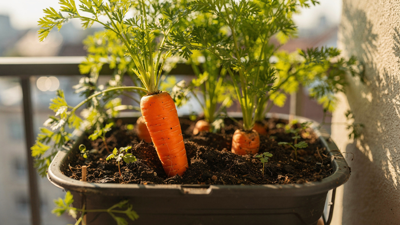 Como plantar cenoura em vaso e colher mais de 1 kg em apenas 90 dias