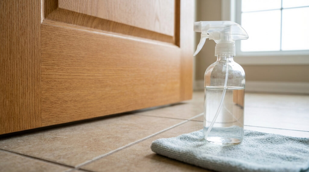 Para que serve passar vinagre na porta do banheiro e por que recomendam