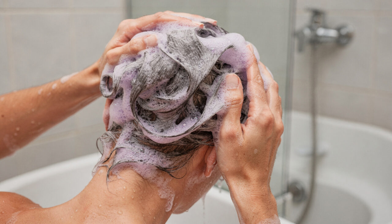Passar shampoo roxo nos cabelos grisalhos: para que serve e por que recomendam