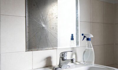 Por que você não deve limpar espelhos com limpa-vidros? O erro que causa manchas e riscos