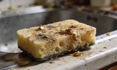 Adeus às bactérias como especialistas alertam sobre as esponjas e indicam uma alternativa mais segura