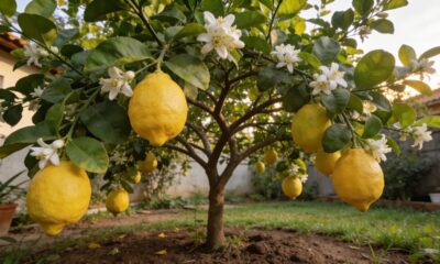 A forma de podar o limoeiro-siciliano interfere direto na quantidade de frutos