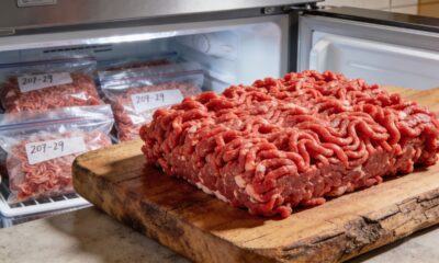 Carne moída perde suculência quando é congelada do jeito errado