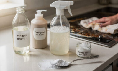 Aprenda a fazer a solução desengordurante caseira mais potente para sua rotina doméstica
