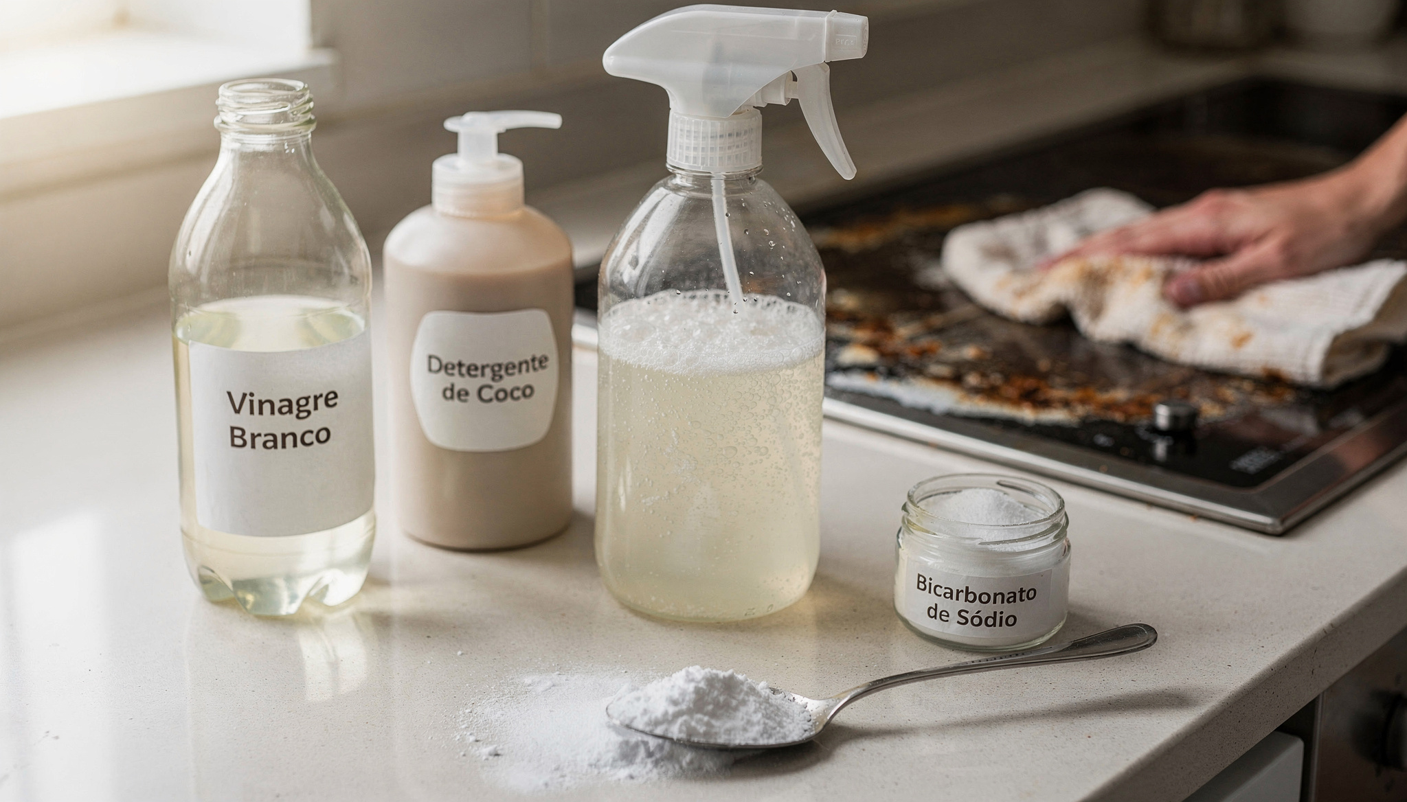 Aprenda a fazer a solução desengordurante caseira mais potente para sua rotina doméstica