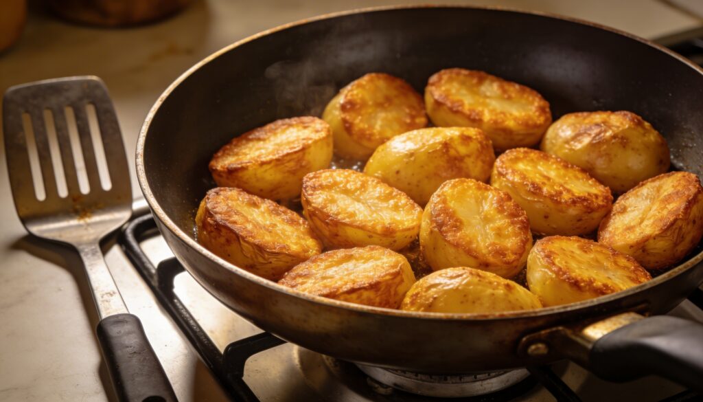 Receita rápida de batatas douradas que fica mais saborosa que batata frita e pronta em apenas 20 minutos
