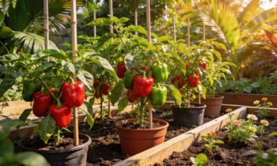 Como plantar pimentão passo a passo e fazer a planta produzir muito mesmo em vaso ou canteiro