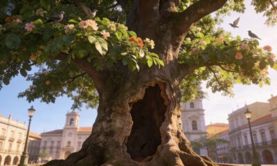Algumas árvores ficam ocas por dentro e continuam vivas por um motivo curioso