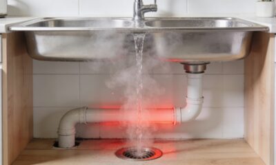 Entenda por que jogar água fervente na pia é o erro mais caro da sua faxina