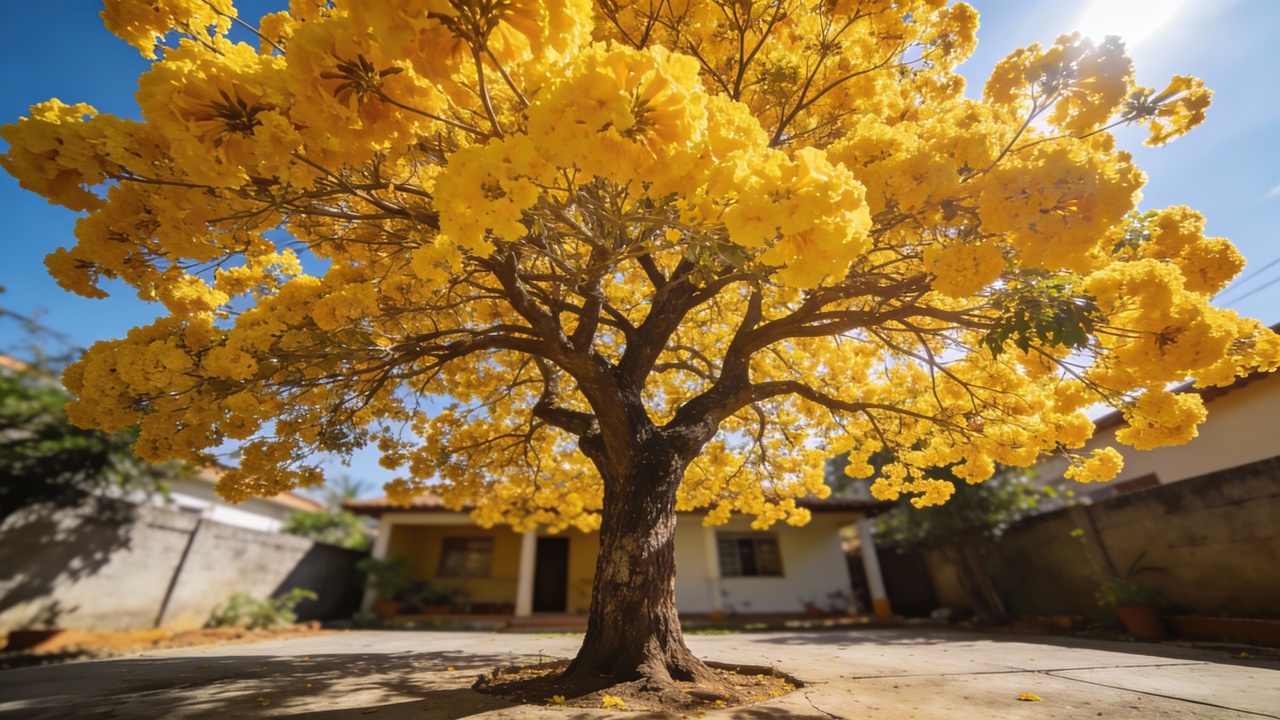 Do esquecimento ao céu, a história do meu ipê-amarelo gigante