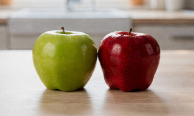 Maçã verde ou vermelha? Qual escolher para consumir no dia a dia