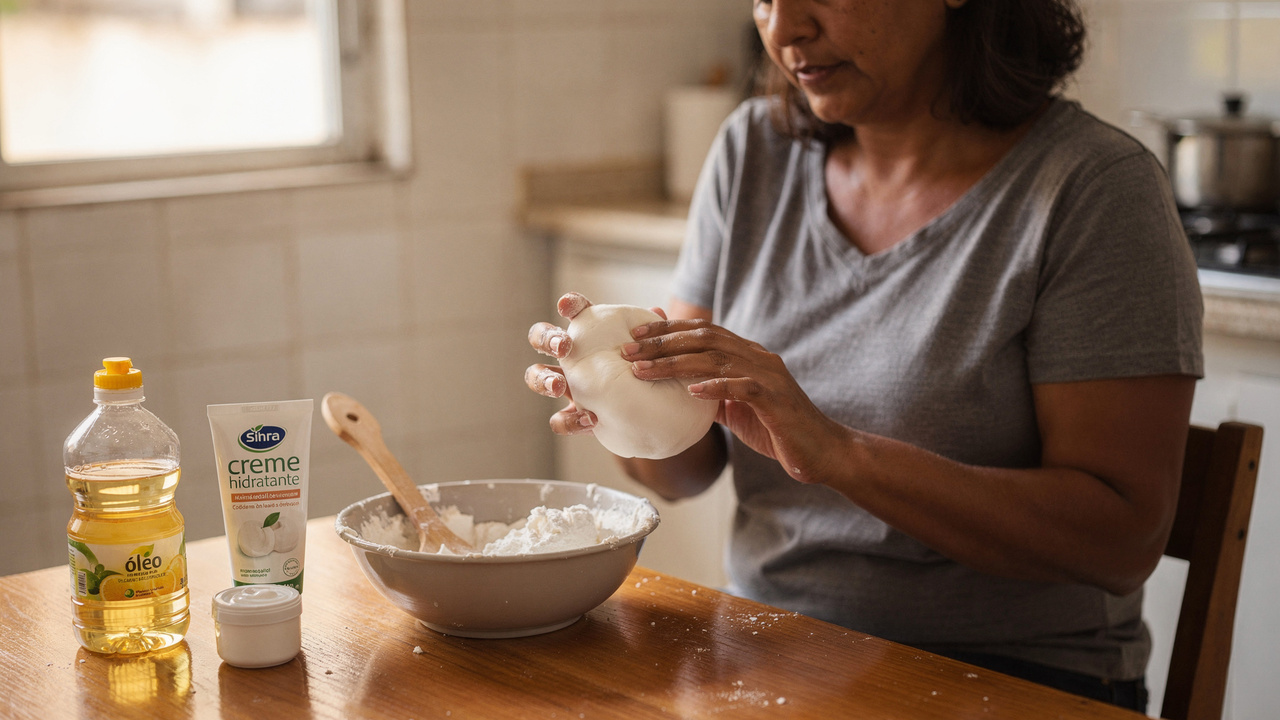 Essa massa de biscuit caseira deixa qualquer artesanato com acabamento de luxo e perfeição