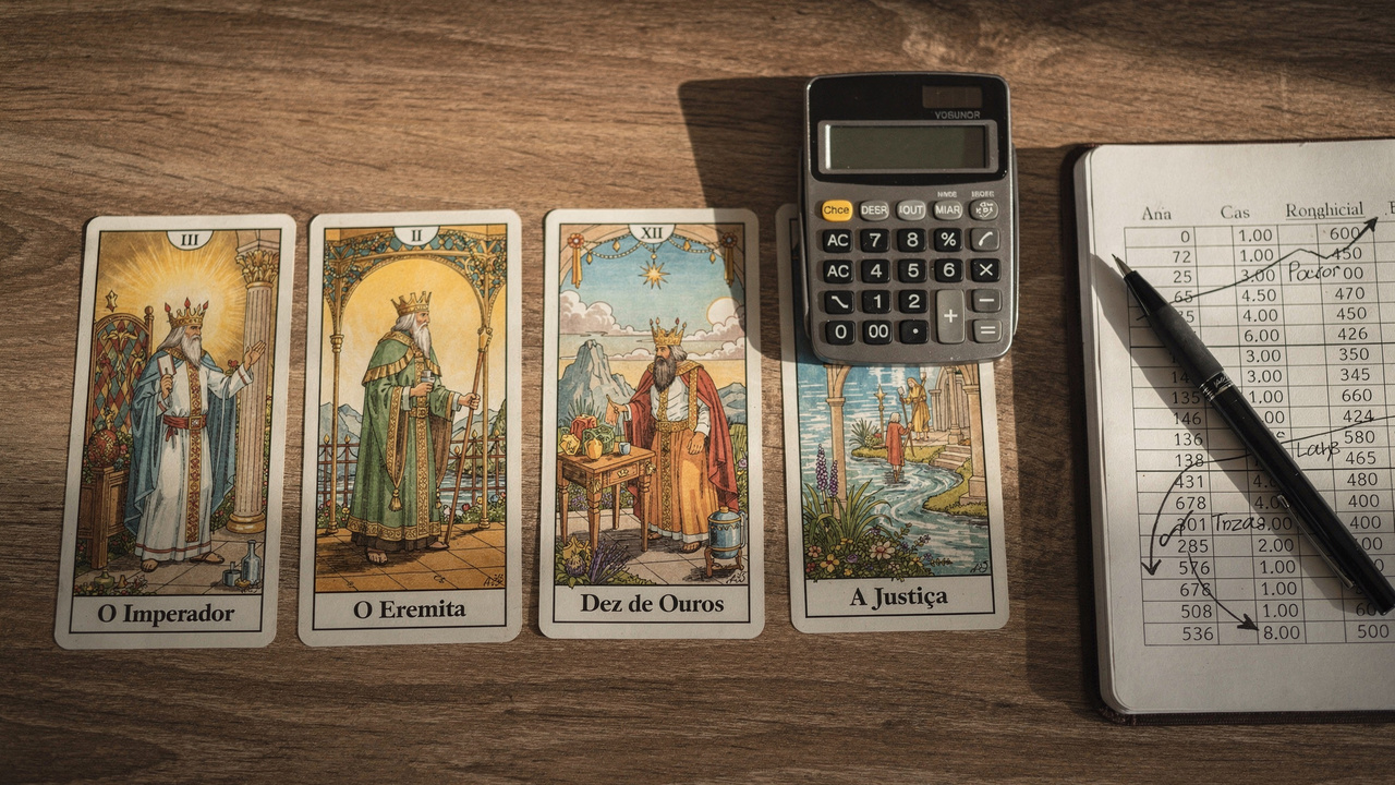 4 cartas do tarot que indicam crescimento financeiro gradual