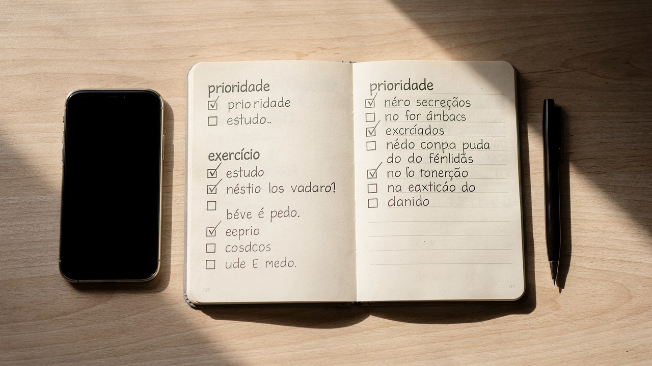 O melhor planejamento diário para acabar com o cansaço mental de uma vez por todas