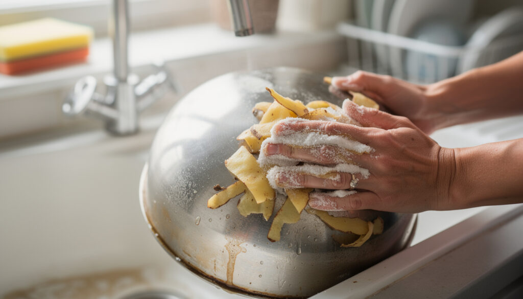 Cascas de batata com bicarbonato de sódio: para que serve e por que essa combinação revoluciona sua cozinha?