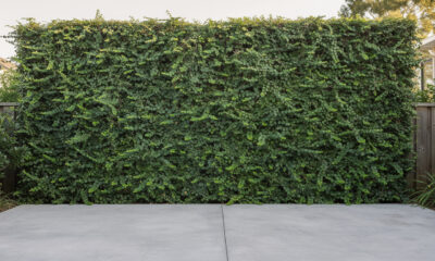 Essa trepadeira cobre o muro rápido e não solta sujeira na calçada