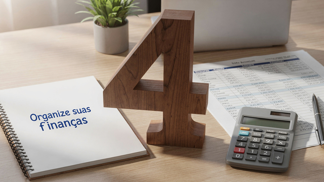 Quando o número 4 se repete, a vida financeira pede atenção