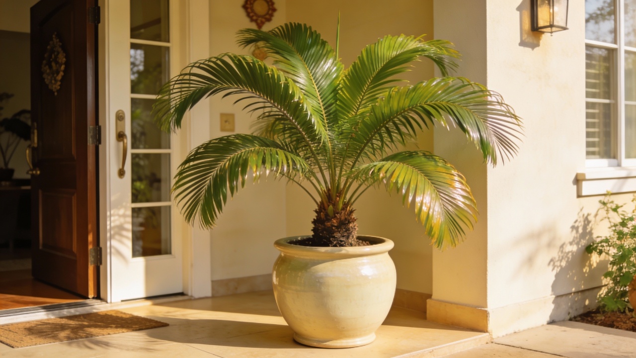 A palmeira fênix-anã transmite elegância sem exageros e prosperidade constante