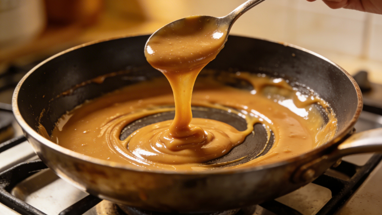 Esse doce de leite caseiro fica pronto em 10 minutos e é irresistível para comer de colher