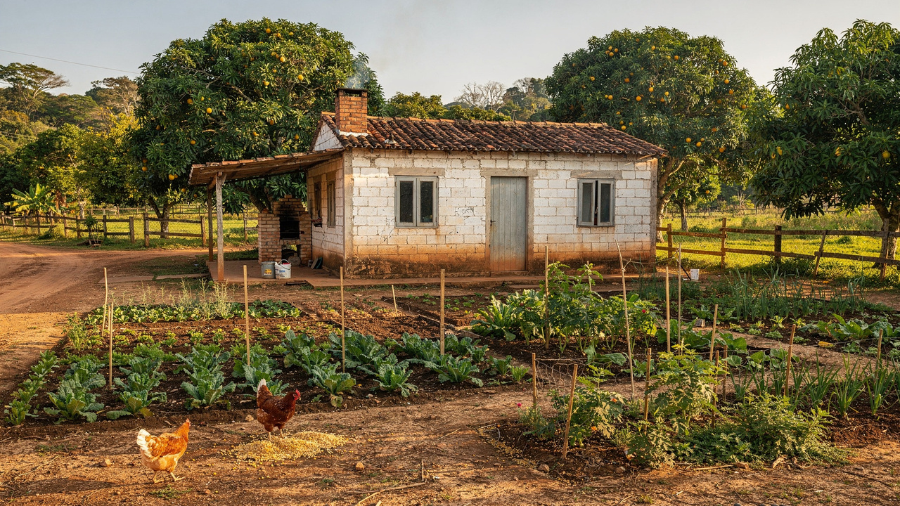 Eles vivem no meio do mato e produzem quase tudo que consomem