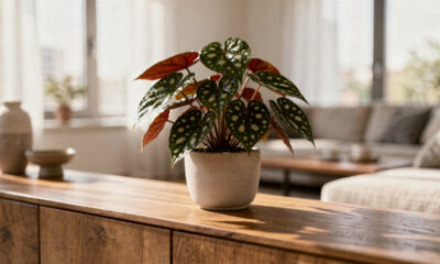 Planta begônia maculata une beleza, personalidade e destaque na decoração
