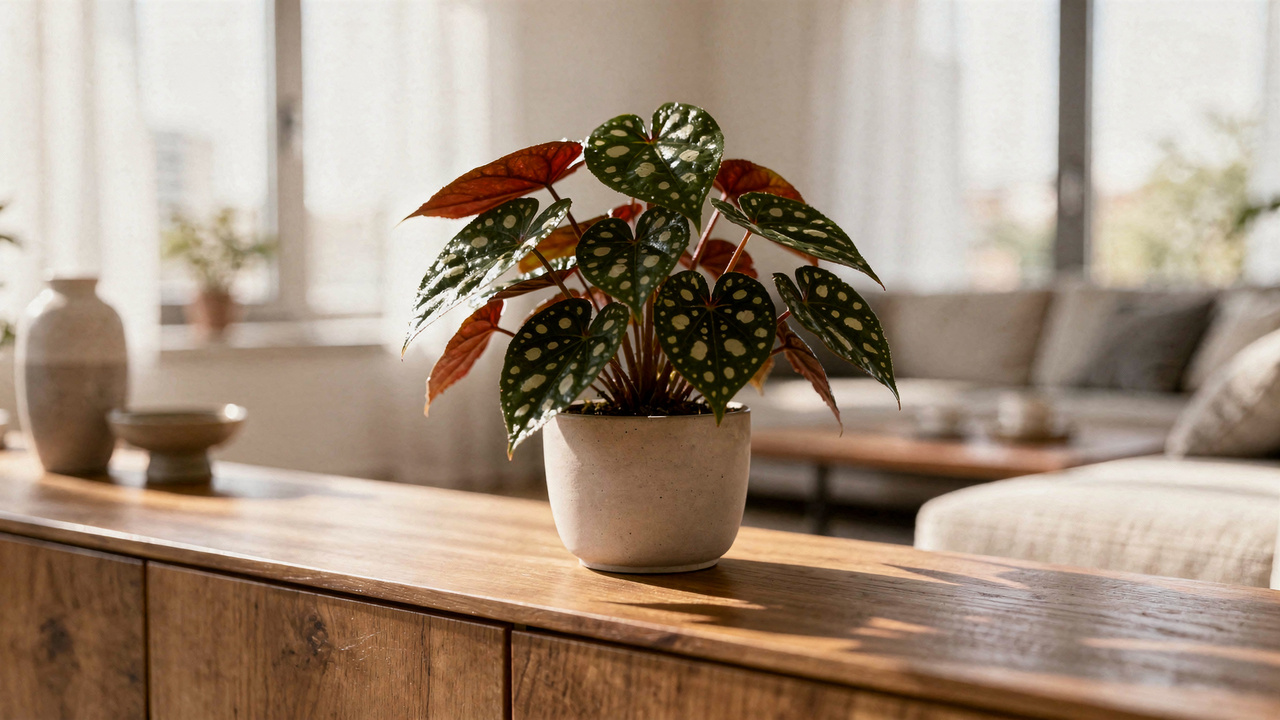 Planta begônia maculata une beleza, personalidade e destaque na decoração