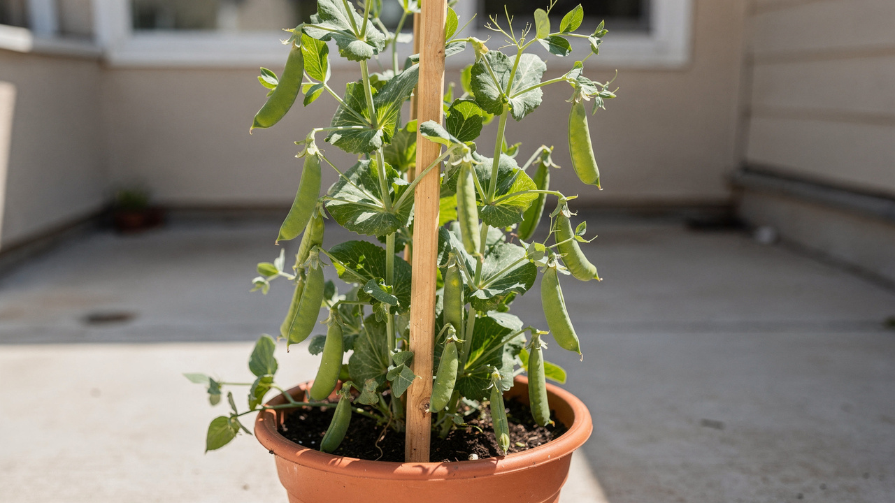 Como plantar ervilha corretamente e colher muito mesmo em espaços pequenos