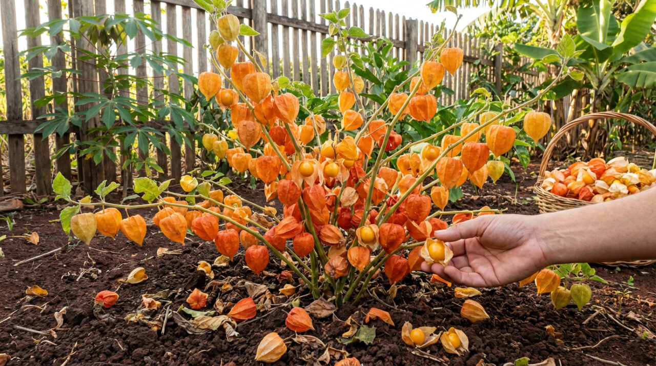 Essa fruta tem gosto de morango com kiwi e não exige poda nem adubo frequente para crescer bem no quintal