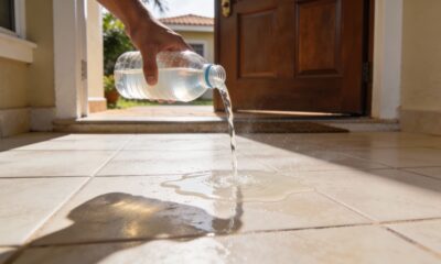 Muitas pessoas estão colocando vinagre na porta de entrada por este motivo surpreendente