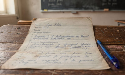 O som das folhas virando na prova ainda ecoa na lembrança