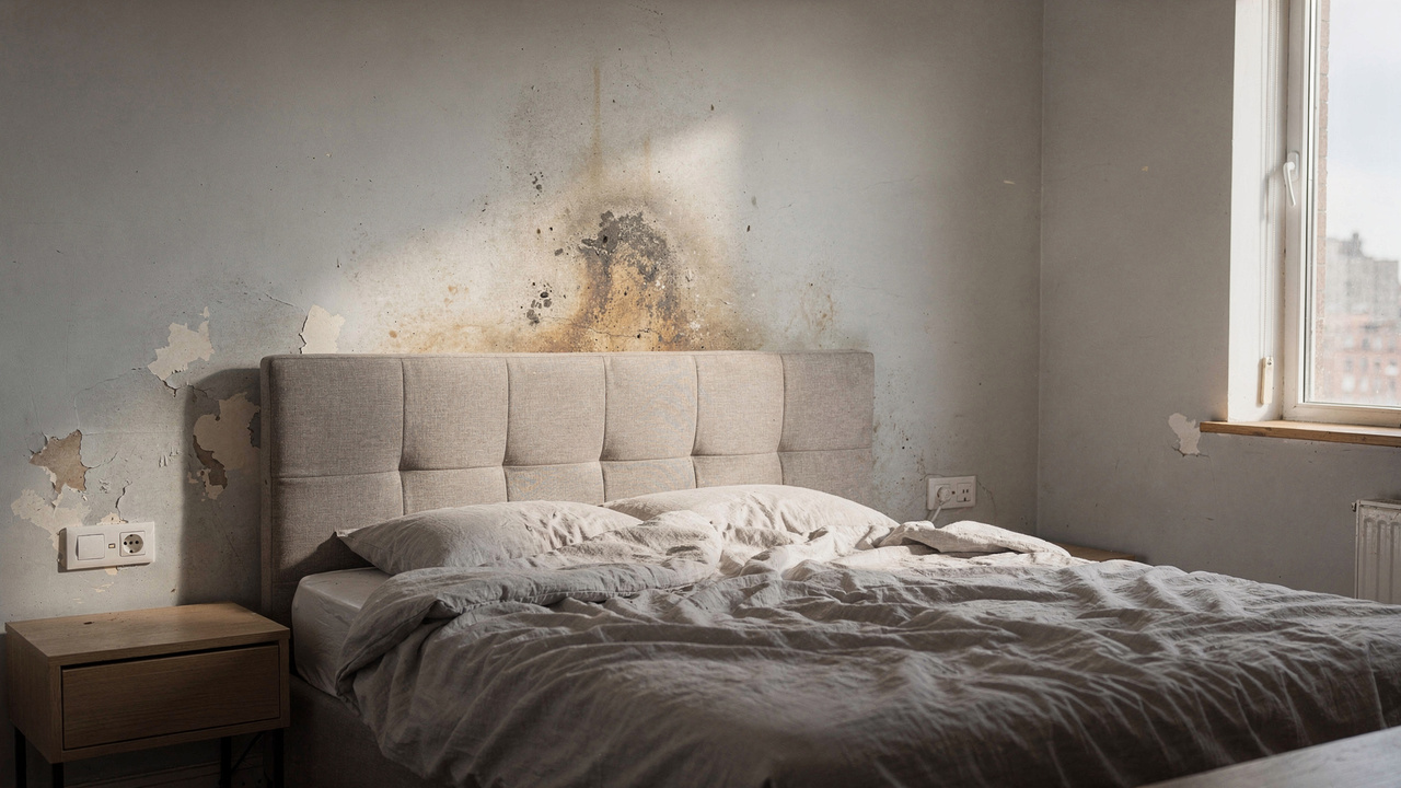 Por que colocar a cabeceira da cama na parede do banheiro é a pior decisão para seu sono