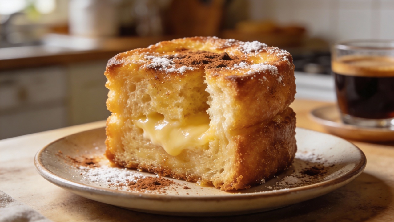 Receita de rabanada fofinha transforma pão simples em café da manhã especial